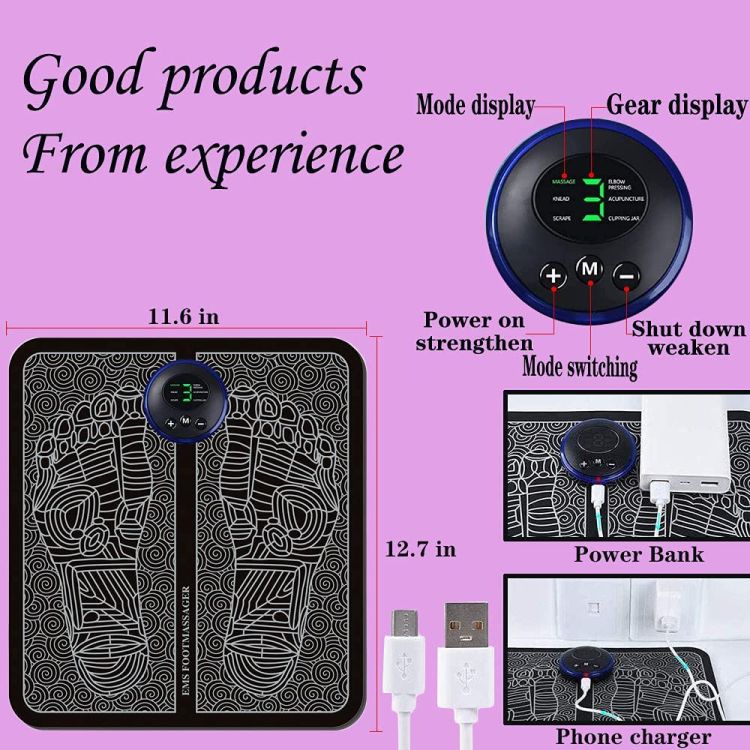 50% OFF🔥 - Electric Foot Massager + Rechargeable Foot Massager for Neuropathy