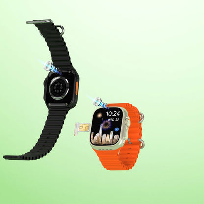 ST10 Dual Camera 4G Smart Watch With 3 Straps 🕵️