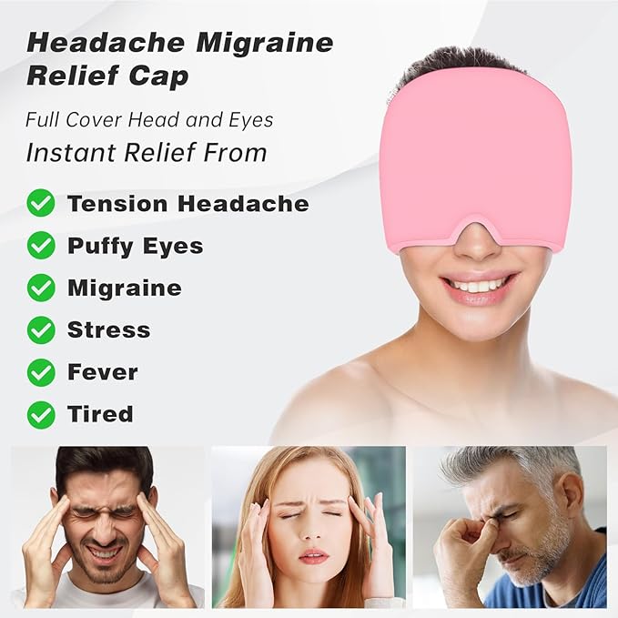 🔥 49% OFF - Cooling Migraine Instant Relief Cap