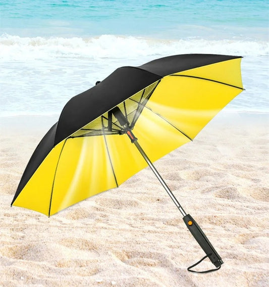 CoolMist Umbrella – Refreshing Mist at the Push of a Button