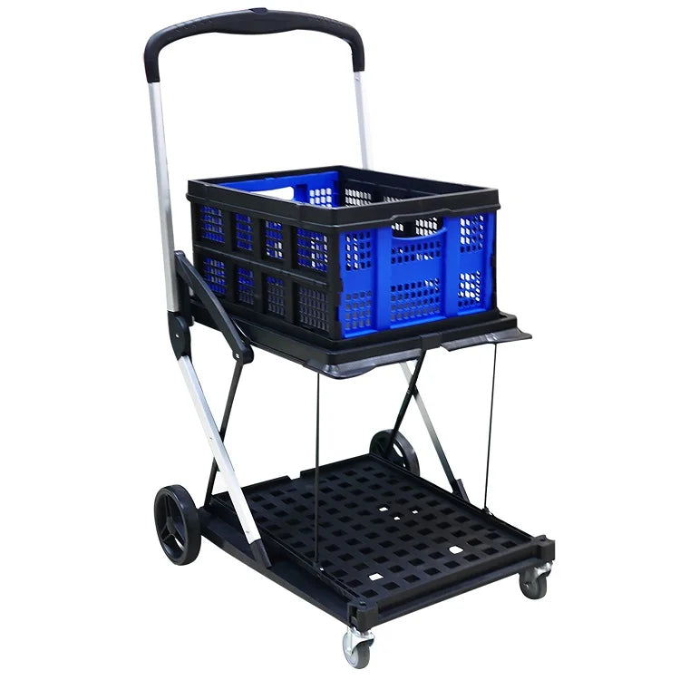 Compact Foldable Utility Cart - Heavy-Duty & Versatile