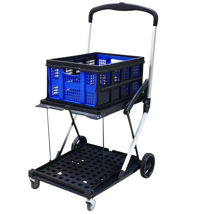 Compact Foldable Utility Cart - Heavy-Duty & Versatile