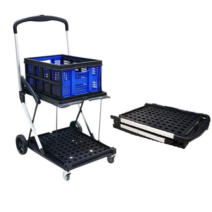 Compact Foldable Utility Cart - Heavy-Duty & Versatile