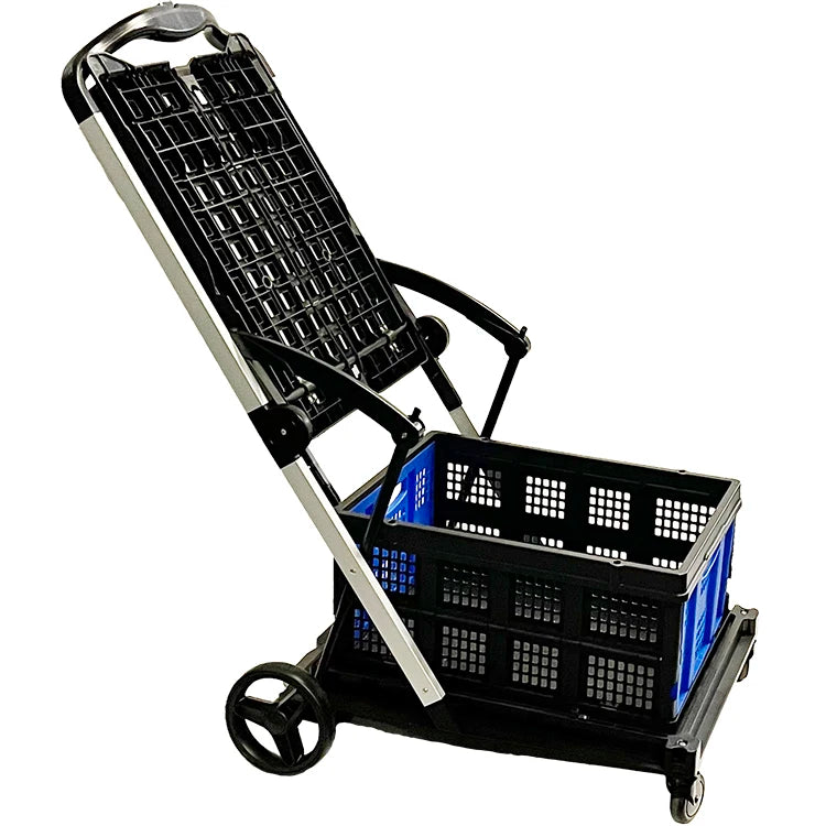 Compact Foldable Utility Cart - Heavy-Duty & Versatile