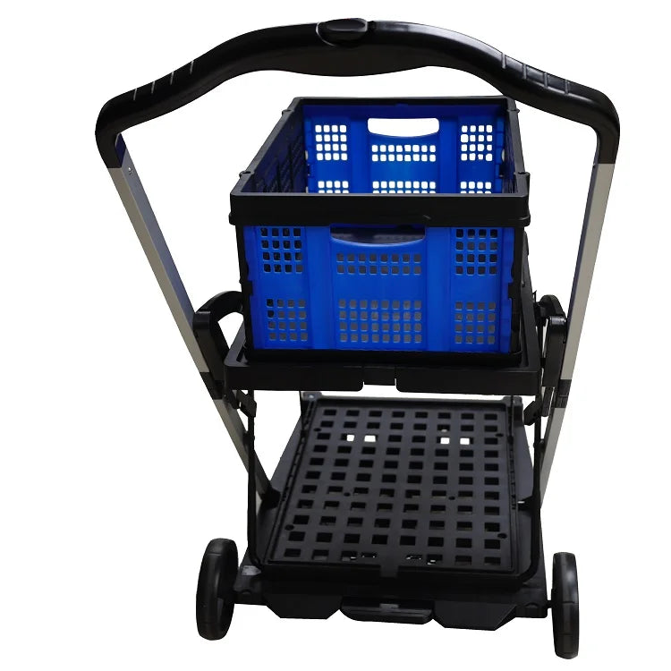 Compact Foldable Utility Cart - Heavy-Duty & Versatile