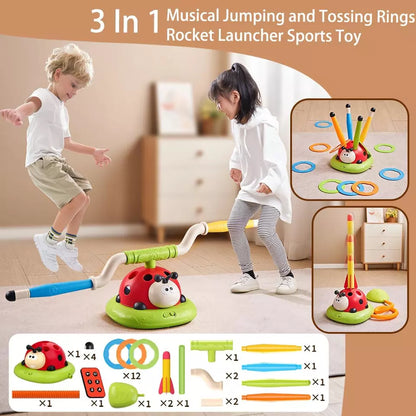 Jump & Toss 3 in 1 Ladybug Playset