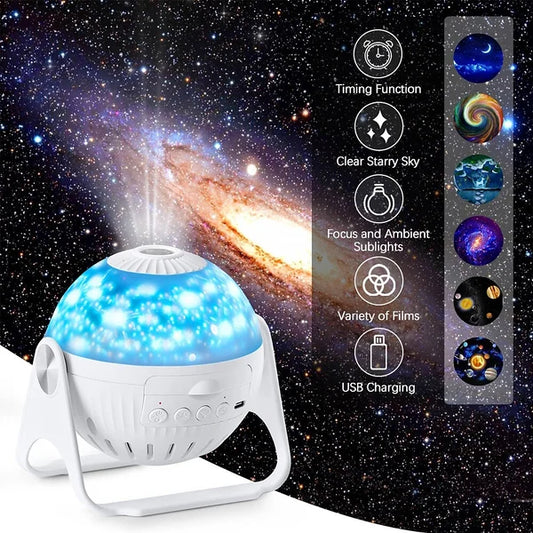 🪐7 Night Light Projector - 7 in 1 Planetarium Projector